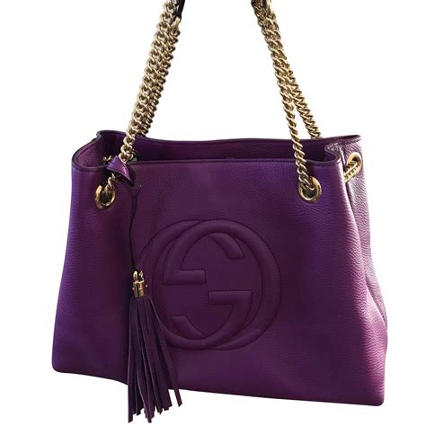 gucci purple sateen shoulder bag|gucci chain shoulder bag.